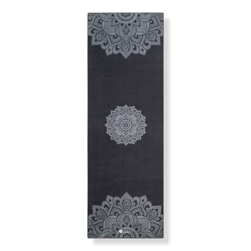Yoga Mat Towel - Mandala Black