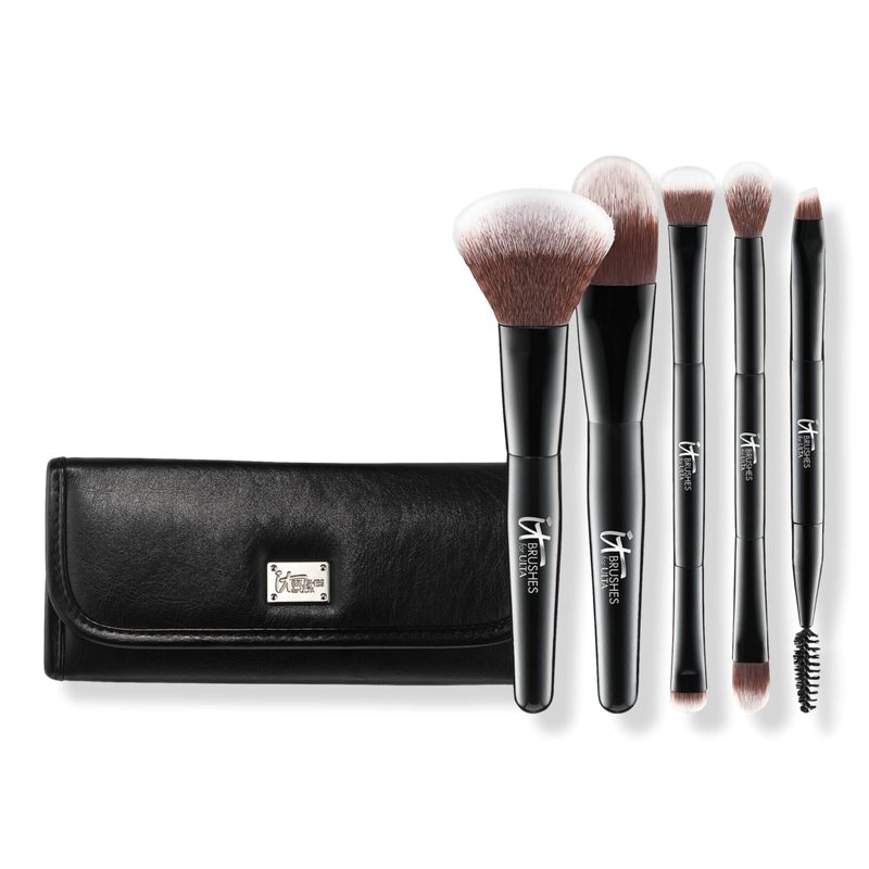 Your Multi-Tasker Deluxe Dual-Ended Travel Brush Set