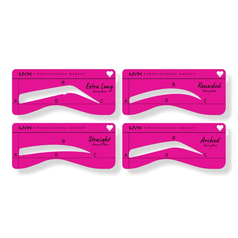 Zero to Brow Eyebrow Shaping Stencil - Skinny Brows