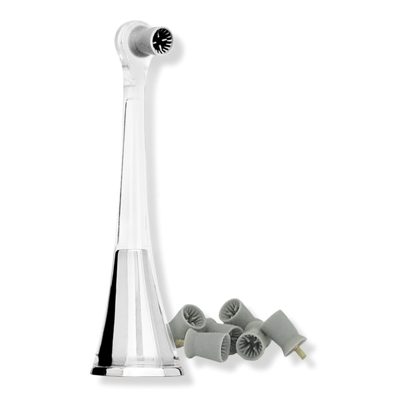 Zina45 Sonic Pulse Toothbrush Replacement Polishing Head - Chrome Silver