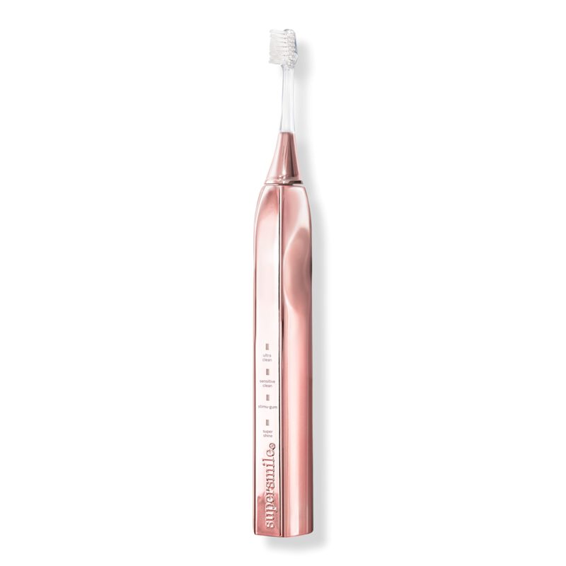 Zina45 Sonic Pulse Toothbrush With Case - Chrome Rose Gold