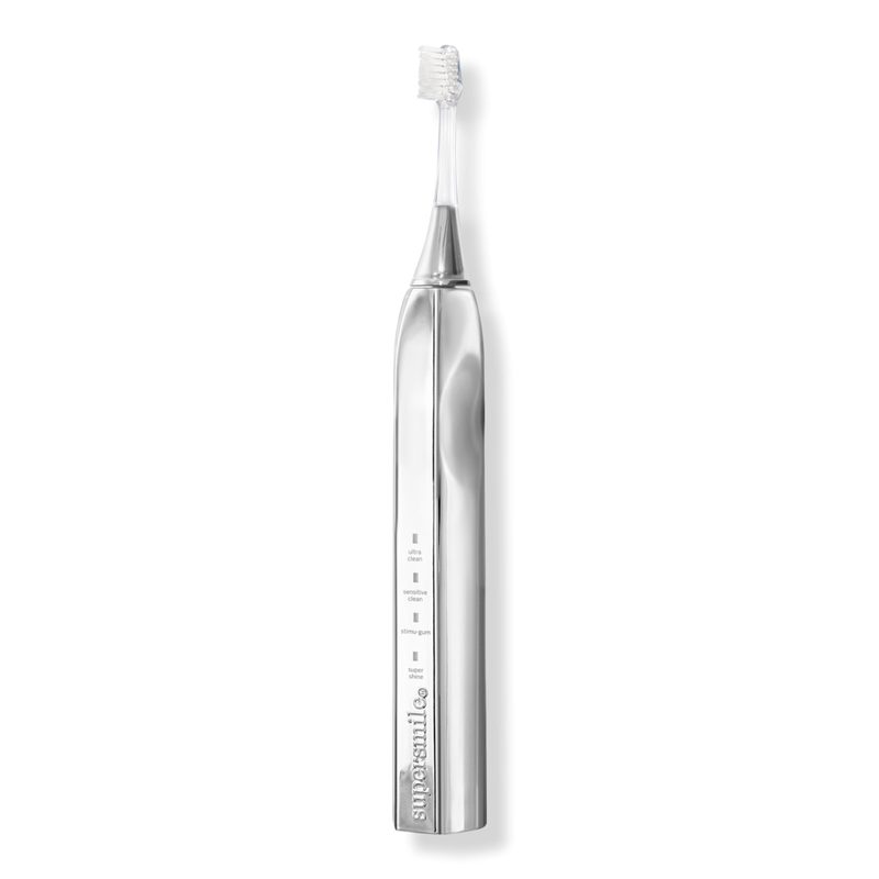 Zina45 Sonic Pulse Toothbrush With Case - Chrome Silver