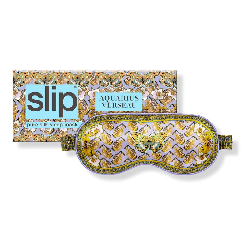 Zodiac Pure Silk Sleep Mask - Aquarius